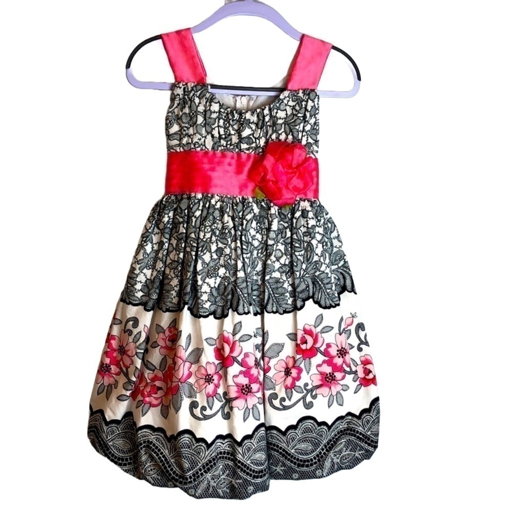 Jessica Ann Girls‎ Floral Puffy Dress 5